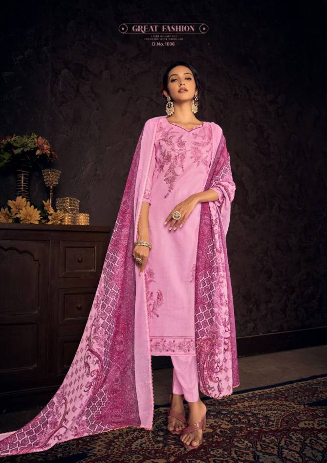 Roli Moli Sitara Cambric Casual Daily Wear Cotton Printed Designer Dress Material Collection